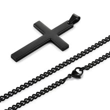 Load image into Gallery viewer, Fashion Unisex's Men Black Cross