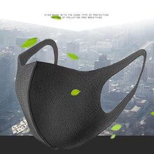 Load image into Gallery viewer, Face Mask Black Breathable
